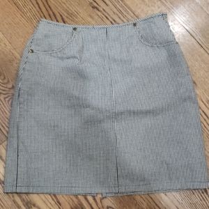 Vintage Liz Claiborne Lizwear gingham skirt